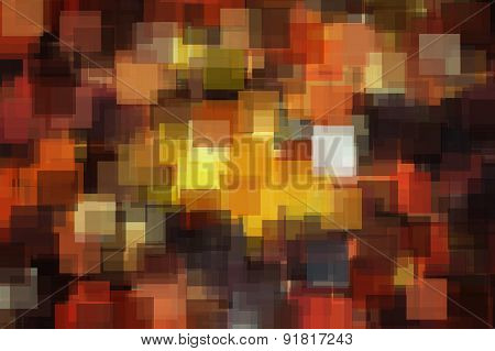 autumn square bokeh background