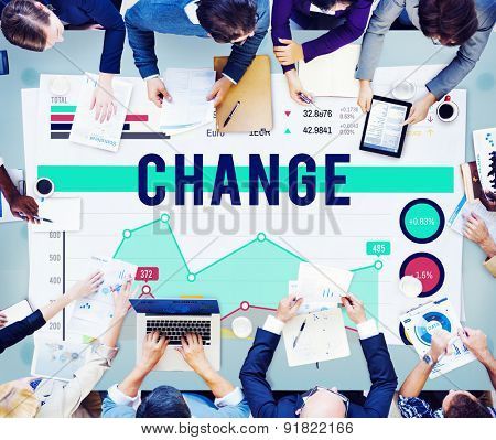Change Future Innovation Strategy Marketing Business Concept