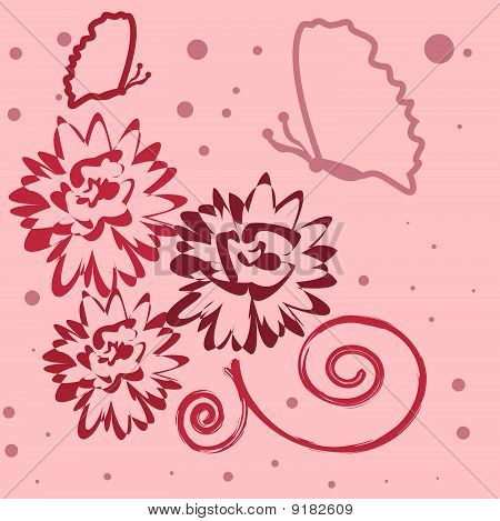 Teste padrão floral