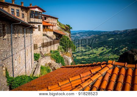 In the Holy Monastery in Greece