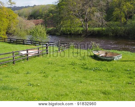 The Old Boat by the River in Ireland