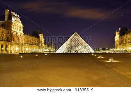 Museum by night in paris