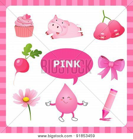 Learning Pink Color