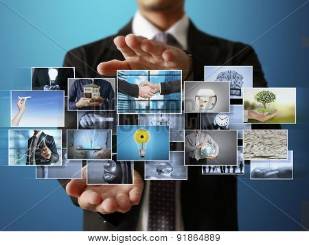 the man preview digital photo, new technology computer