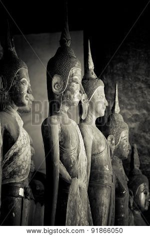 Image Of Buddha In Vat Visounnarath, Lunag Prabang, Laos.