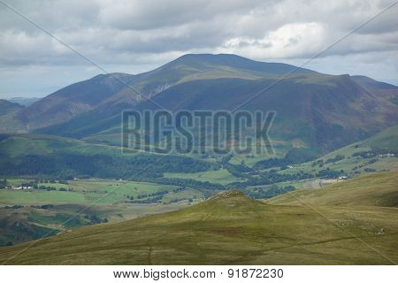 Calfhow Pike and Skiddaw