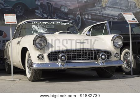 Old car Ford Thunderbird 1956 release