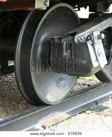 One Train Wheel