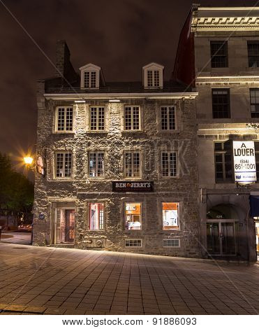 Ben And Jerry's Shop In Montreal