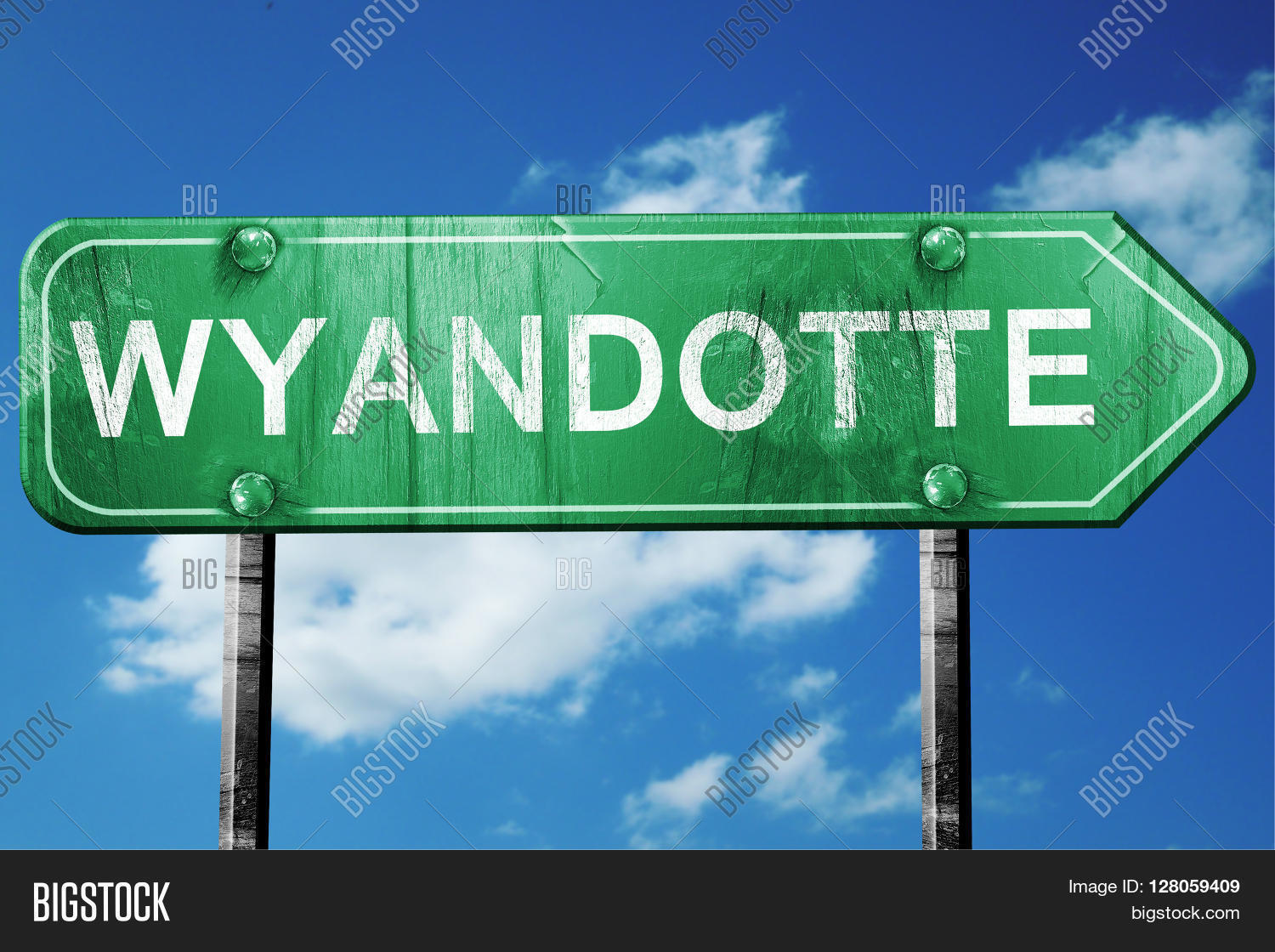 Wyandotte Road Sign , Image & Photo (Free Trial) Bigstock