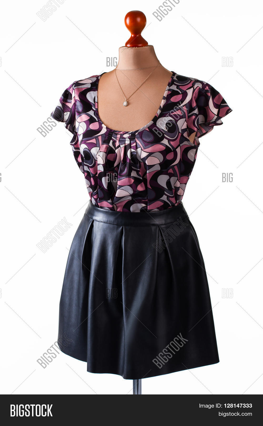 Casual Blouse Black Image & Photo (Free Trial) Bigstock