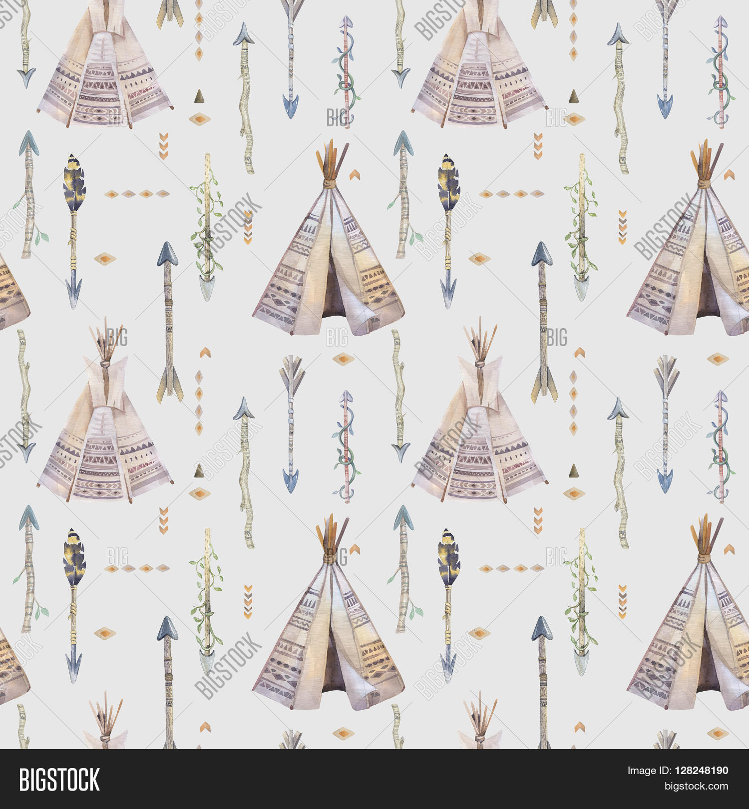 Watercolor Boho Image & Photo (Free Trial) | Bigstock