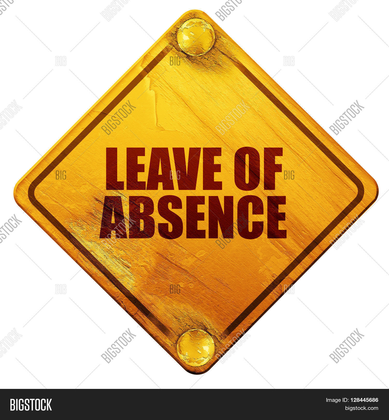 Leave Absence, 3D Image & Photo (Free Trial) | Bigstock