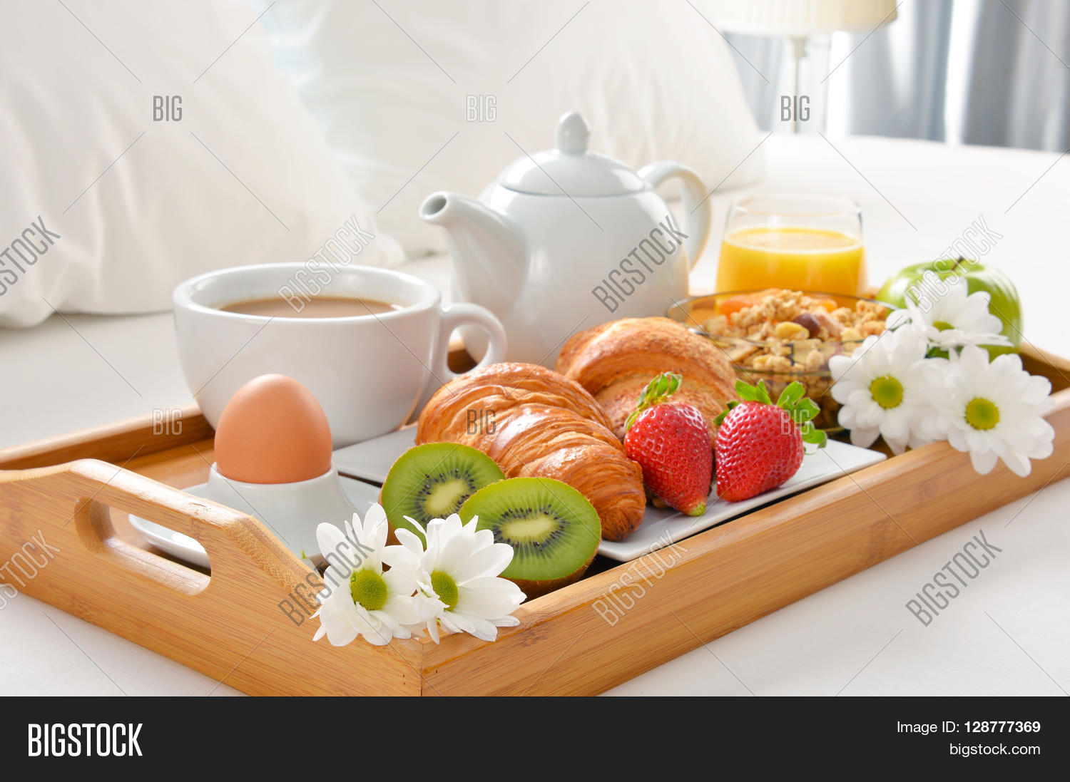 Breakfast Tray Bed Image & Photo (Free Trial) | Bigstock