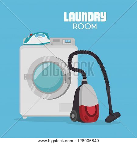 laundry full service design, vector illustration eps10 graphic