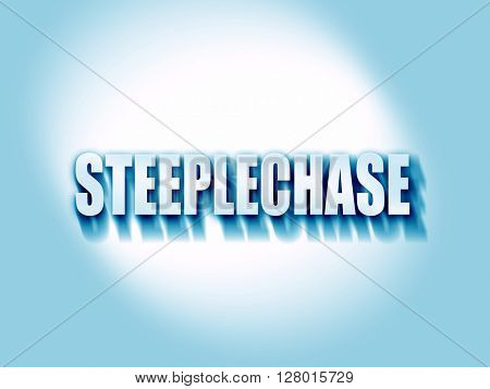 Steeplechase sign background