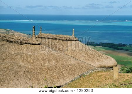 schöne Aussicht auf mauritius