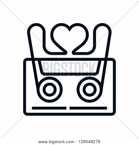 Music, Romantic Song Icon