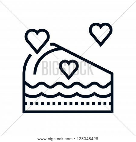 Valentines Day Cake Icon