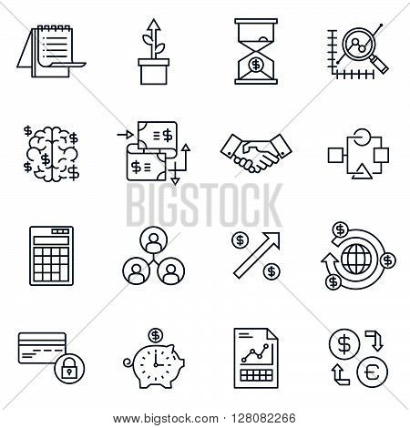 Business And Finance Icon Set