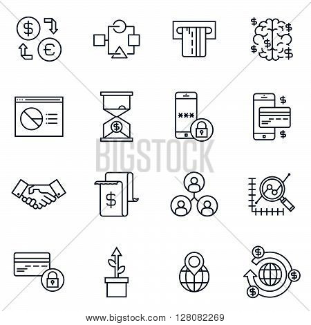 Business And Finance Icon Set