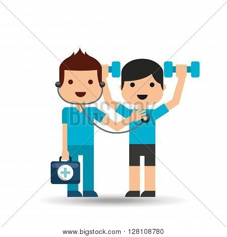 fitness lifestyle  design, vector illustration eps10 graphic