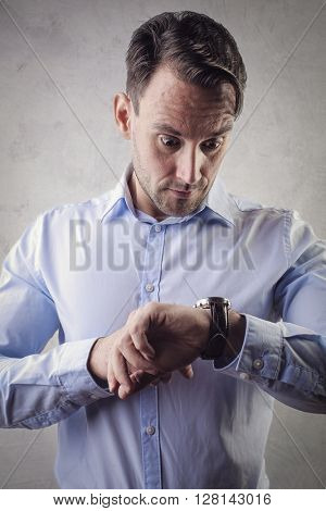 Checking the time