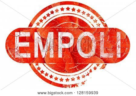 Empoli, vintage old stamp with rough lines and edges