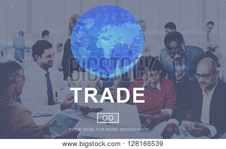 Trade Barter Commerce Exchange Merchandise Concept