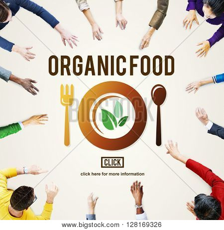 Organic Food Healthy Nutritious Green Nourishment Concept