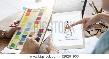 Compass Architecture Drafting Tools Business Concept