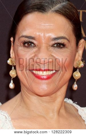 LOS ANGELES - MAY 1:  Sonia Manzano at the 43rd Daytime Emmy Awards at the Westin Bonaventure Hotel  on May 1, 2016 in Los Angeles, CA