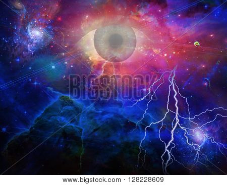All seeing Eye and Space