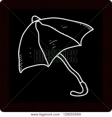 Simple Doodle Of An Umbrella