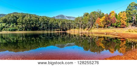 From lake view of mount Bogong