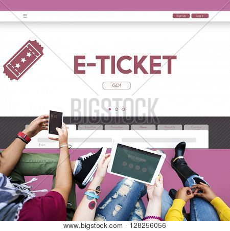 E-Ticket Ticket Booking Reservation Travel Concept