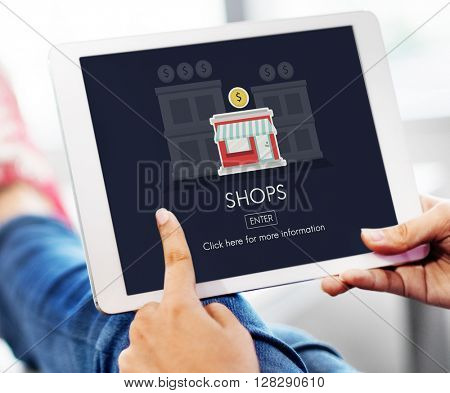 Stores Shops Business Opportunity Investment Concept