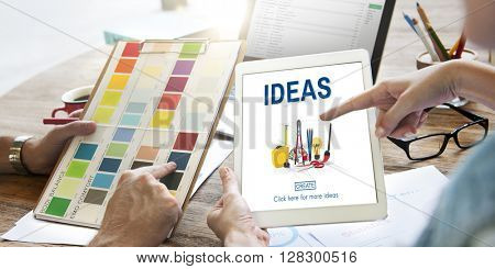 Ideas Craft Tools Equipment Work Concept