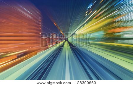 High Speed Technology Concept Via A Tokyo Monorail