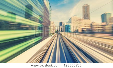 High Speed Technology Concept Via The Kobe Portliner Monorail