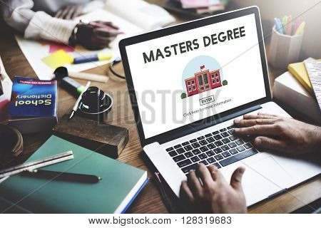 Masters Degree Education Knowledge Concept