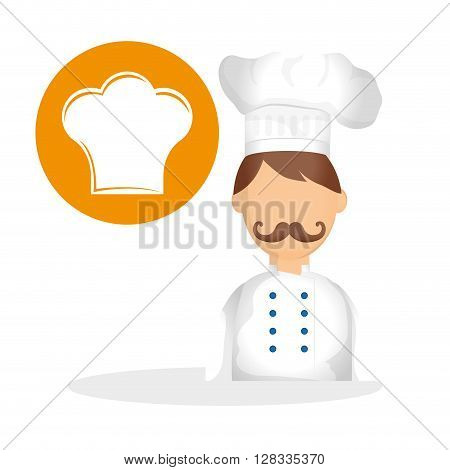 Chef concept with icon design, vector illustration 10 eps graphic.