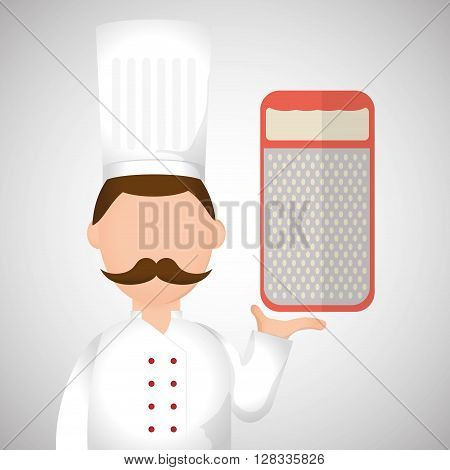 Chef concept with icon design, vector illustration 10 eps graphic.