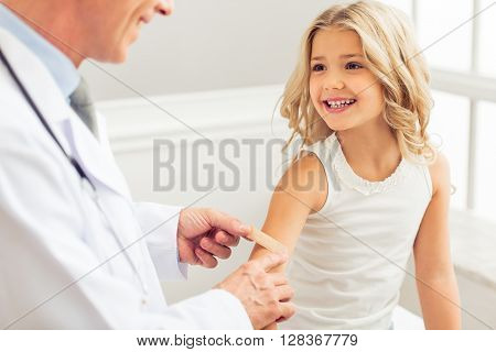 Little Girl And Pediatrician