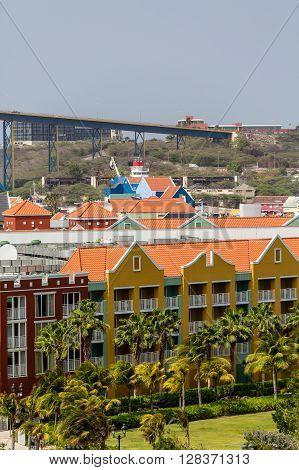 Colorful Resorts on the Island of Curacao