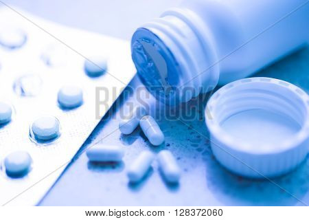 Closeup Shot Of Medicine