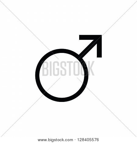 Sign men icon male gender. Vector male Sign