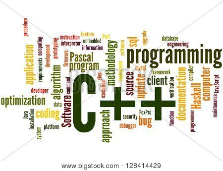 C++ Programming, Word Cloud Concept 5