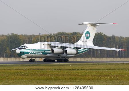 Cargo Airplane Il-76Td Alrosa Airlines