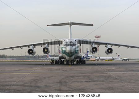Cargo Airplane Il-76Td Alrosa Airlines